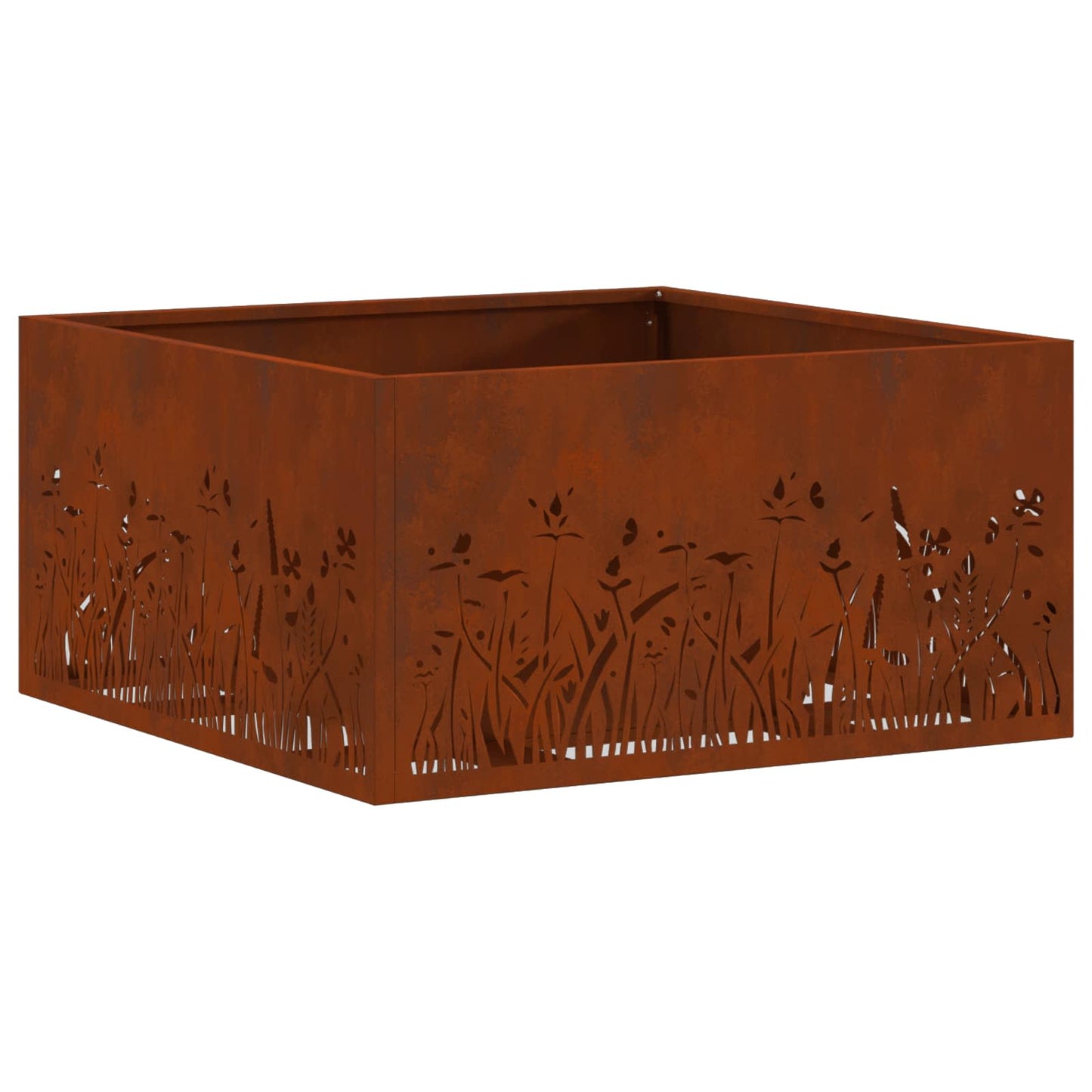vidaXL Φωτιά Καφέ 60 x 60 x 30 cm Ατσάλι Σκληρυθέν στον Αέρα