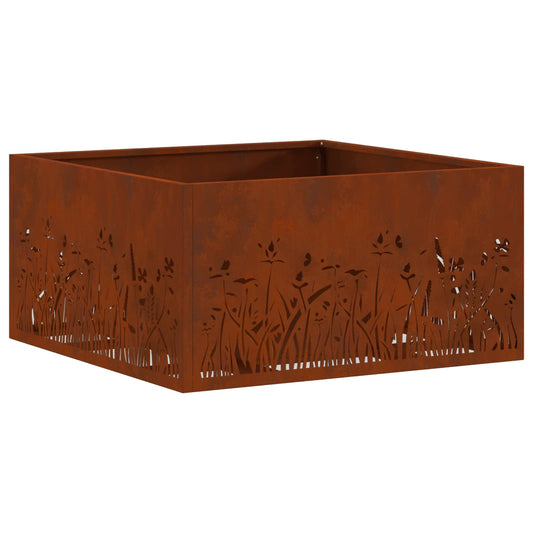 vidaXL Φωτιά Καφέ 60 x 60 x 30 cm Ατσάλι Σκληρυθέν στον Αέρα