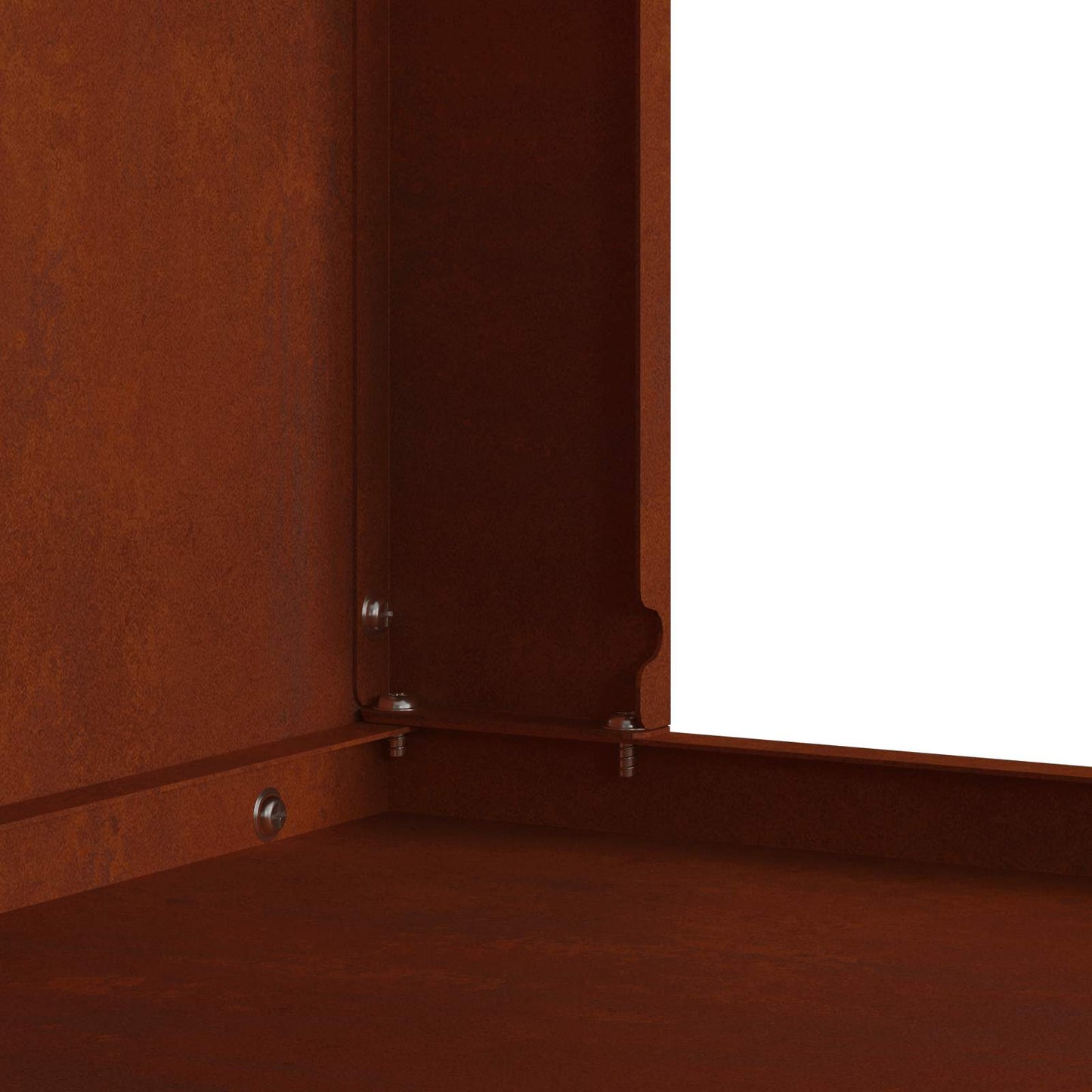 vidaXL Φωτιά Καφέ 60 x 40 x 96 εκ. Ατσάλι Σκληρυθέν στον Αέρα