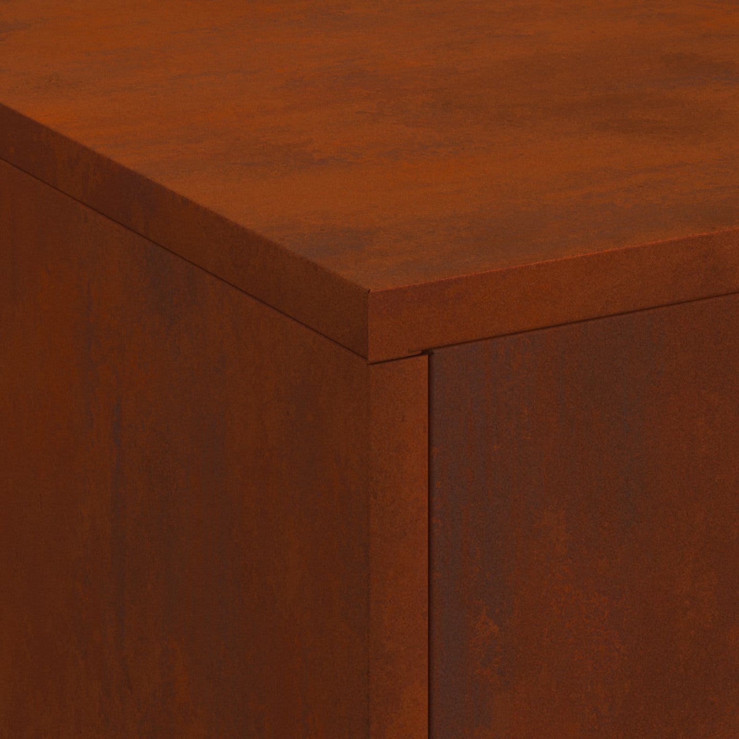 vidaXL Φωτιά Σκ rusty 80 x 50 x 96 εκ. Ατσάλι Σκληρυθέν στον Αέρα