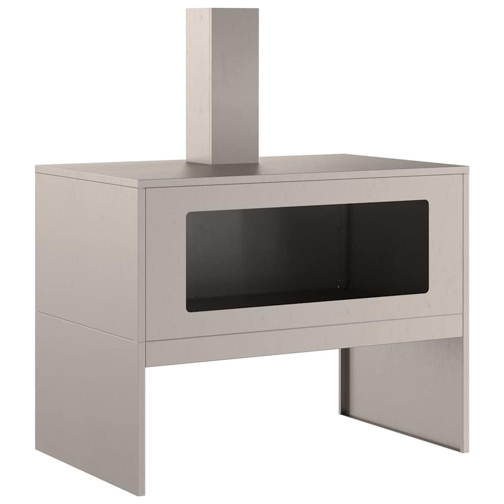 vidaXL Φωτιά Σκ rusty 80 x 50 x 96 εκ. Ατσάλι Σκληρυθέν στον Αέρα