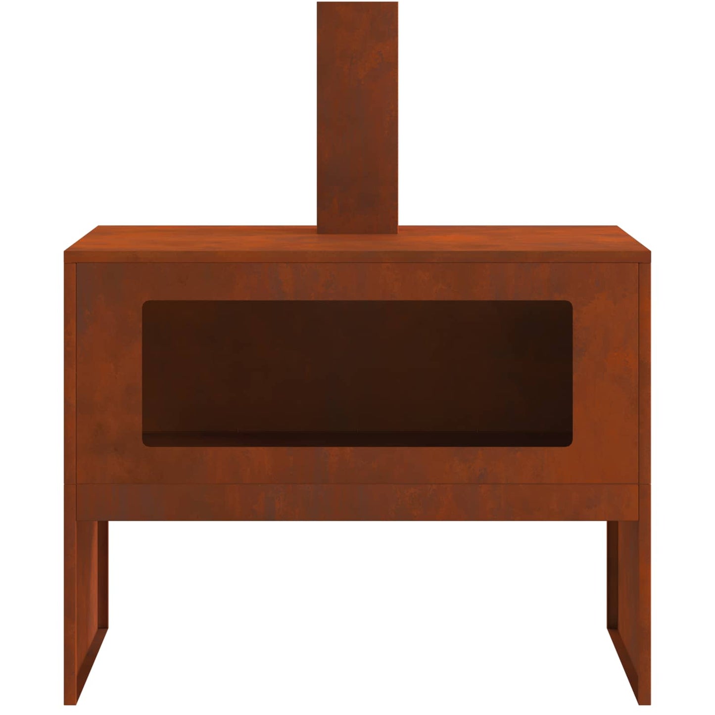 vidaXL Φωτιά Σκ rusty 80 x 50 x 96 εκ. Ατσάλι Σκληρυθέν στον Αέρα