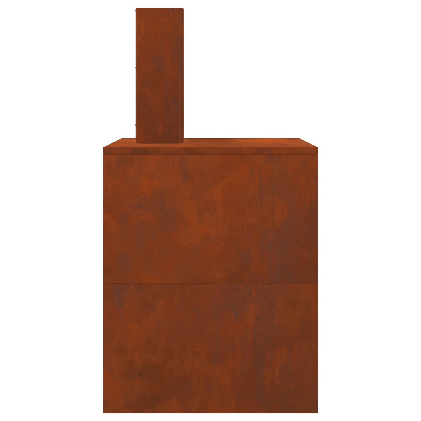 vidaXL Φωτιά Σκ rusty 80 x 50 x 96 εκ. Ατσάλι Σκληρυθέν στον Αέρα
