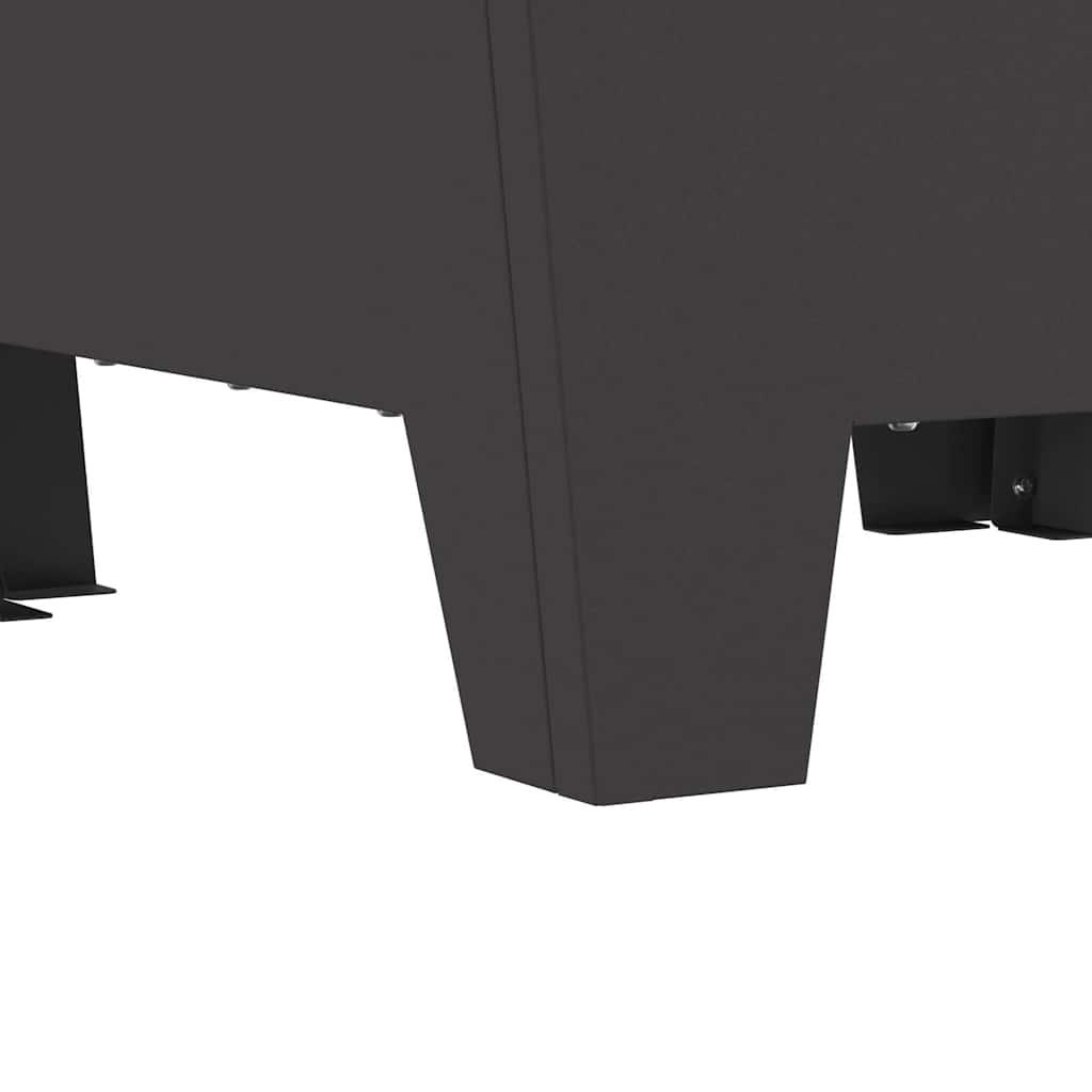 vidaXL Φωτιά Μαύρο 50 x 50 x 38 εκ. Ατσάλι