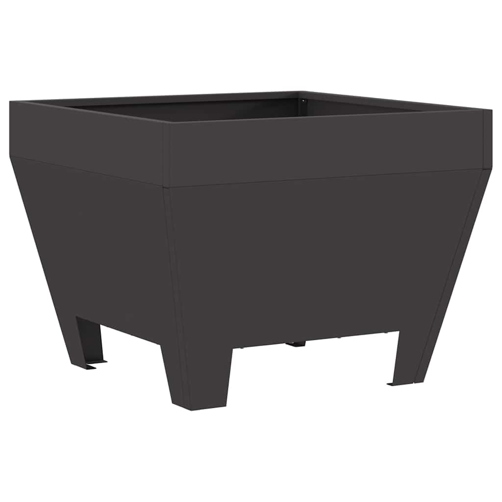 vidaXL Φωτιά Μαύρο 50 x 50 x 38 εκ. Ατσάλι