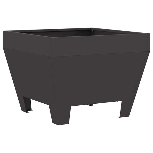 vidaXL Φωτιά Μαύρο 50 x 50 x 38 εκ. Ατσάλι