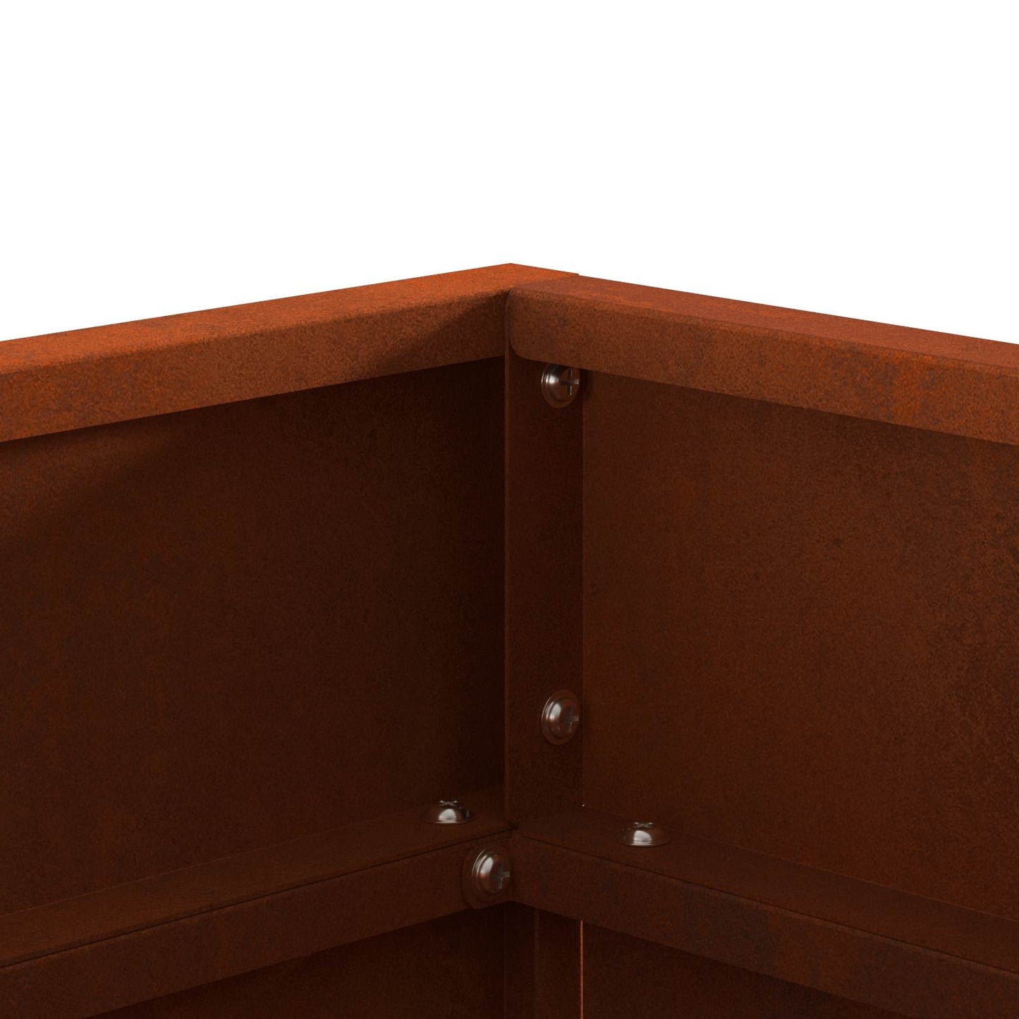 vidaXL Φωτιά Καφέ 50 x 50 x 38 εκ. Ατσάλι Σκληρυθέν στον Αέρα
