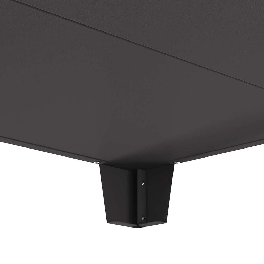vidaXL Φωτιά Μαύρο 80 x 80 x 43 εκ. Ατσάλι