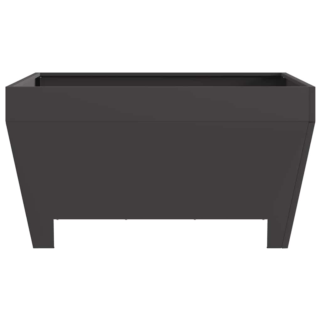 vidaXL Φωτιά Μαύρο 80 x 80 x 43 εκ. Ατσάλι