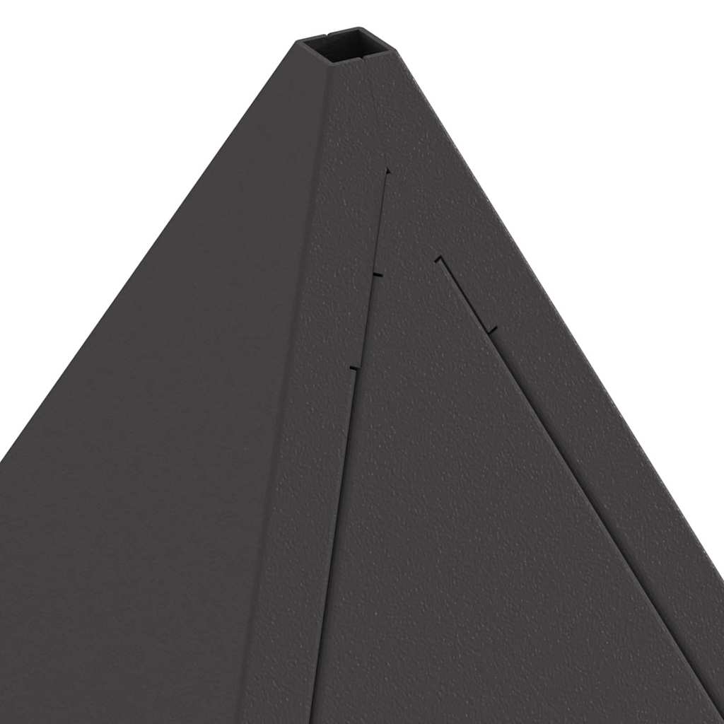 vidaXL Φωτιά Μαύρο 50 x 50 x 51 εκ. Ατσάλι