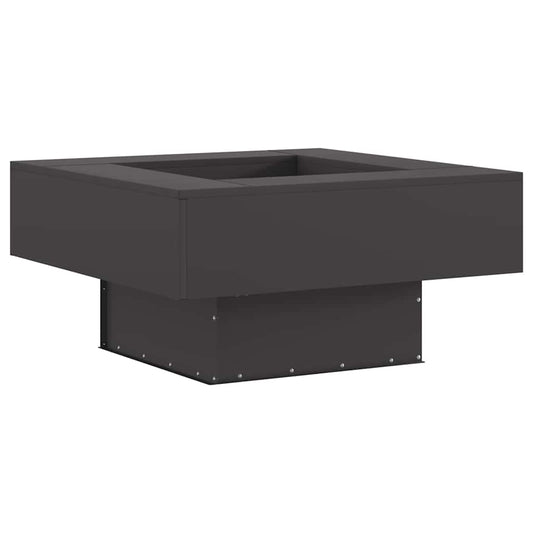 vidaXL Φωτιά Μαύρο 80 x 80 x 40 cm Ατσάλι