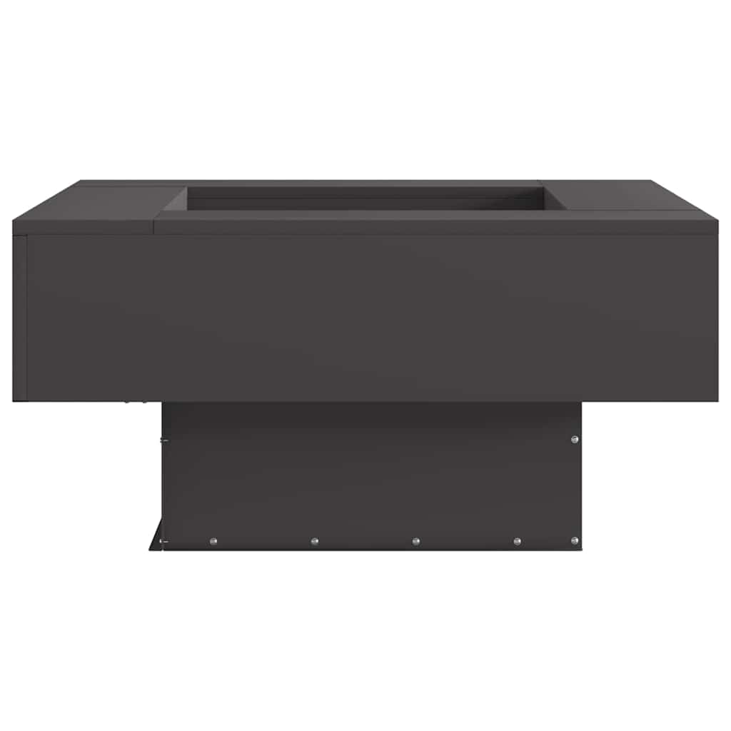 vidaXL Φωτιά Μαύρο 80 x 80 x 40 cm Ατσάλι