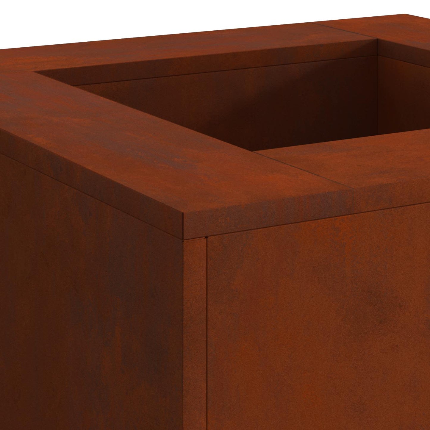 vidaXL Φωτιά Καφέ 80 x 80 x 40 cm Ατσάλι Σκληρυθέν στον Αέρα