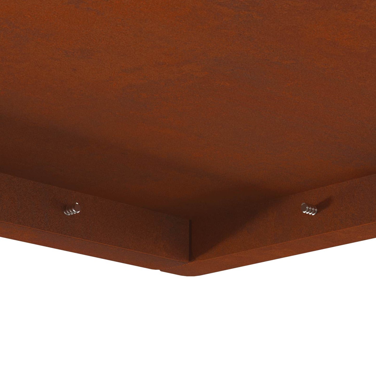 vidaXL Φωτιά Καφέ 80 x 80 x 40 cm Ατσάλι Σκληρυθέν στον Αέρα