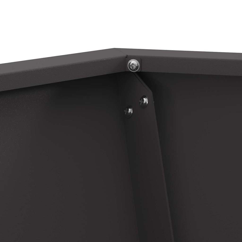 vidaXL Φωτιά Μαύρο 50 x 50 x 40 cm Ατσάλι