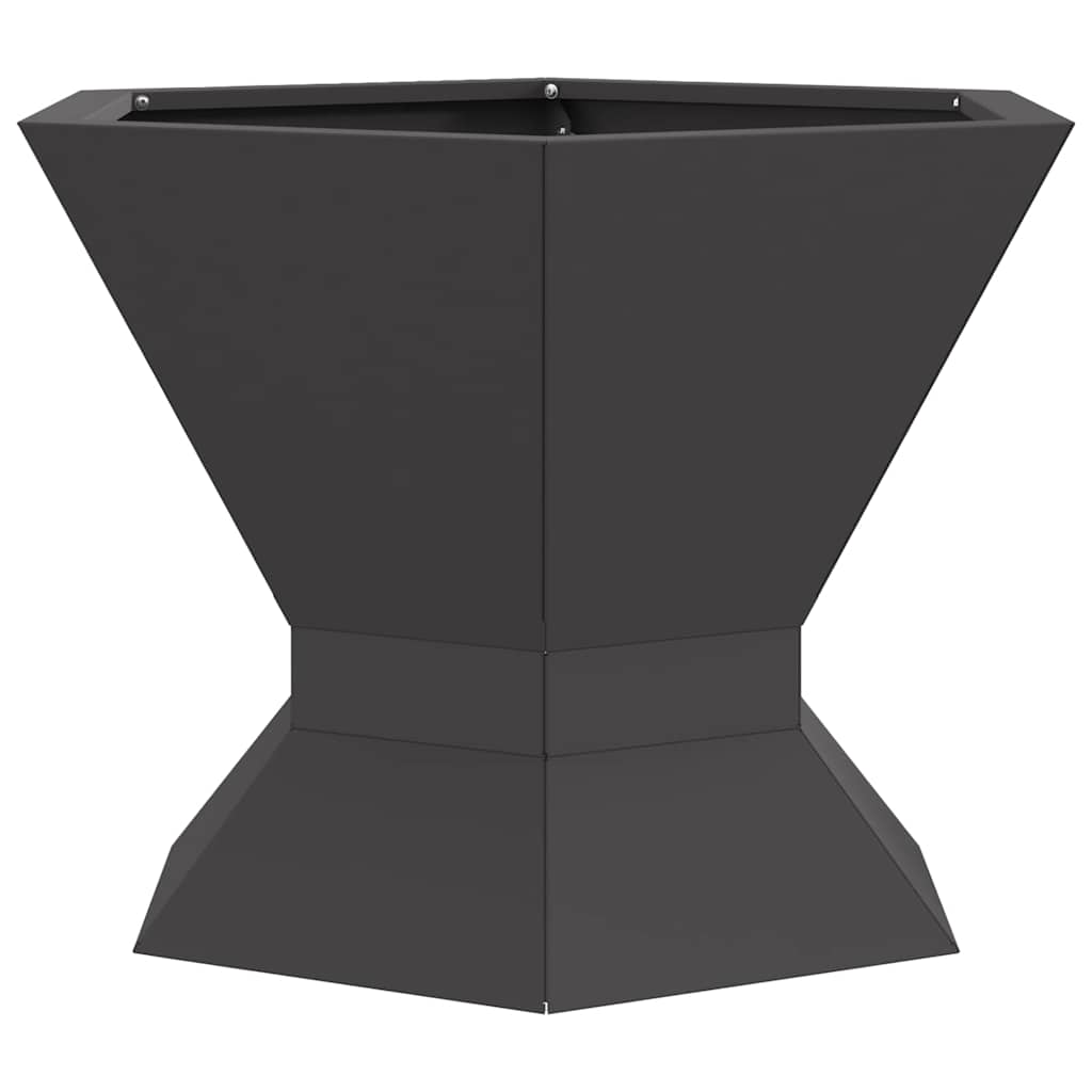 vidaXL Φωτιά Μαύρο 50 x 50 x 40 cm Ατσάλι