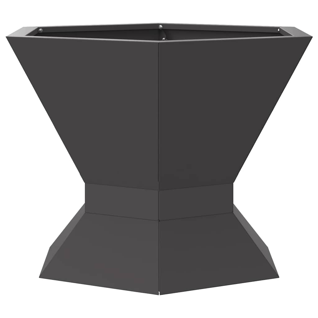 vidaXL Φωτιά Μαύρο 50 x 50 x 40 cm Ατσάλι