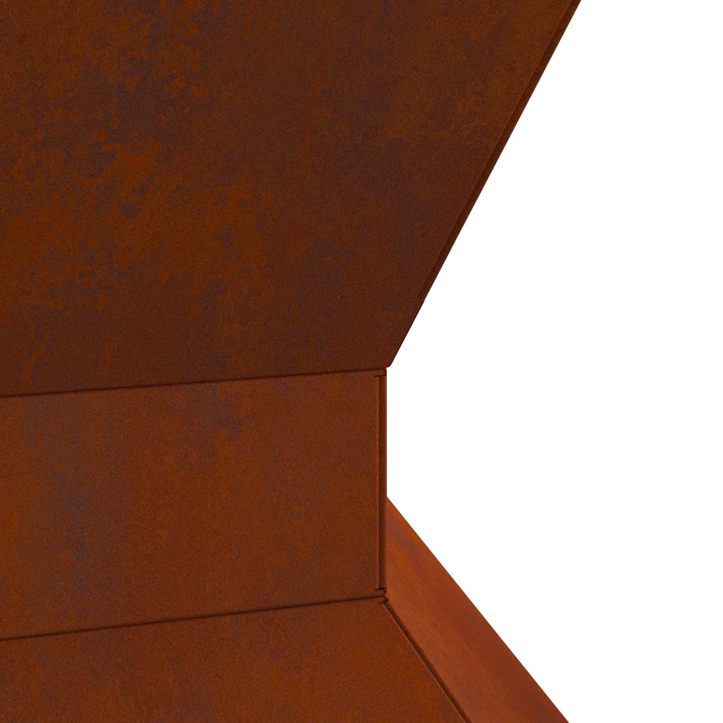 vidaXL Φωτιά Καφέ 50 x 50 x 40 cm Ατσάλι Σκληρυθέν στον Αέρα