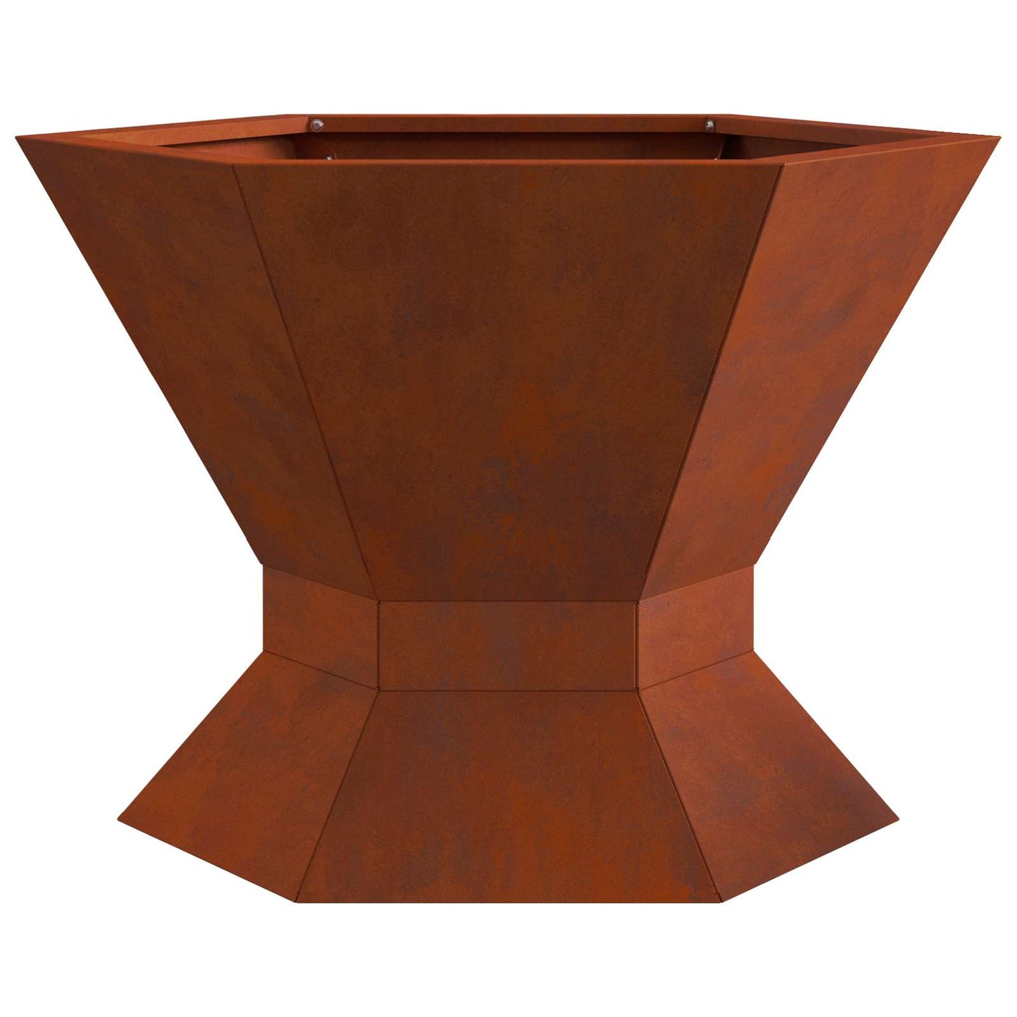 vidaXL Φωτιά Καφέ 50 x 50 x 40 cm Ατσάλι Σκληρυθέν στον Αέρα