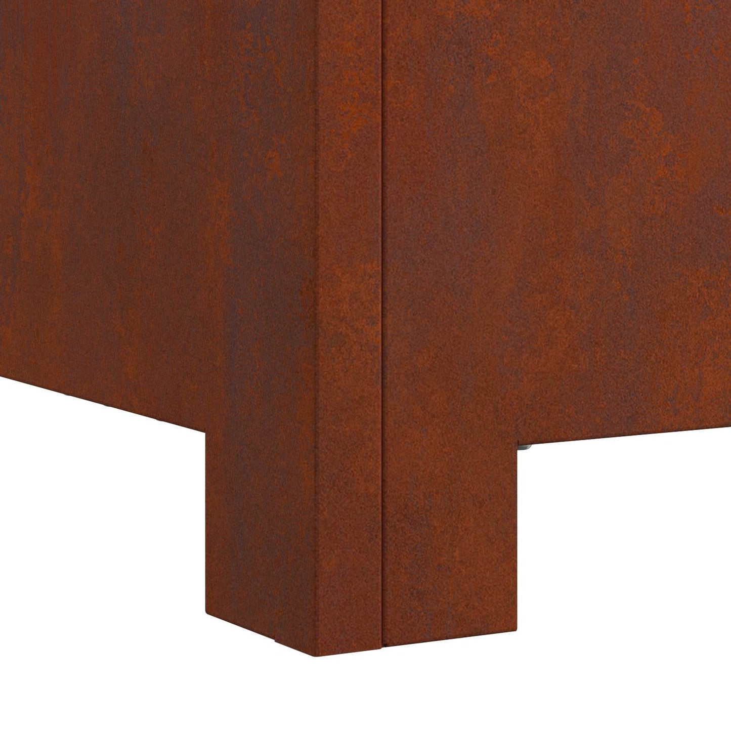 vidaXL Φωτιά Καφέ 80 x 80 x 40 cm Ατσάλι Σκληρυθέν στον Αέρα