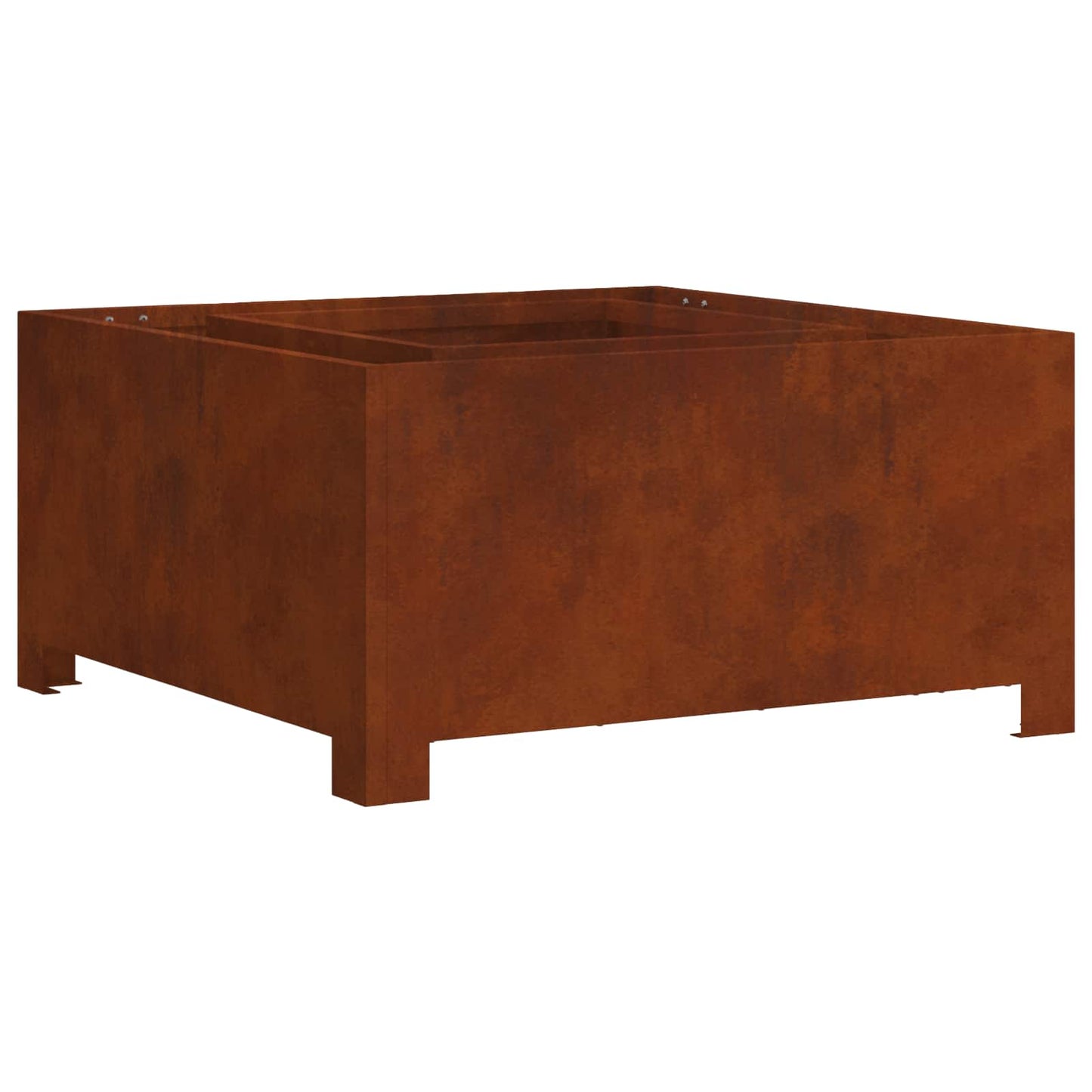 vidaXL Φωτιά Καφέ 80 x 80 x 40 cm Ατσάλι Σκληρυθέν στον Αέρα