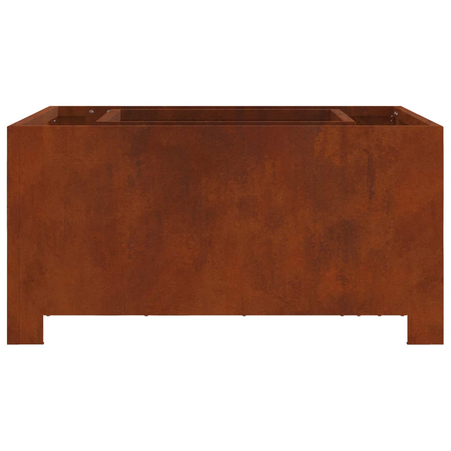 vidaXL Φωτιά Καφέ 80 x 80 x 40 cm Ατσάλι Σκληρυθέν στον Αέρα