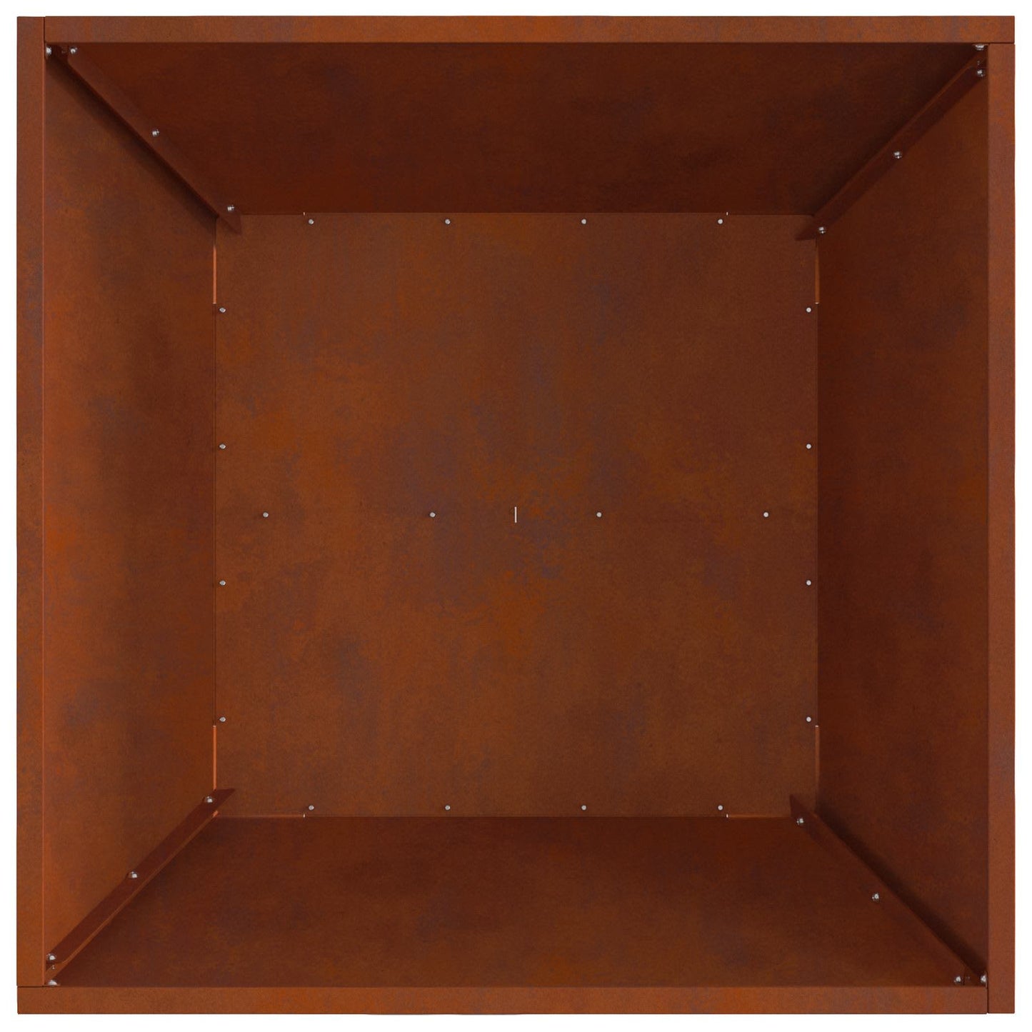 vidaXL Φωτιά Καφέ 60 x 60 x 30 cm Ατσάλι καιρό