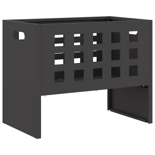 vidaXL Φωτιά Μαύρο 50 x 30 x 40 εκ. Ατσάλι