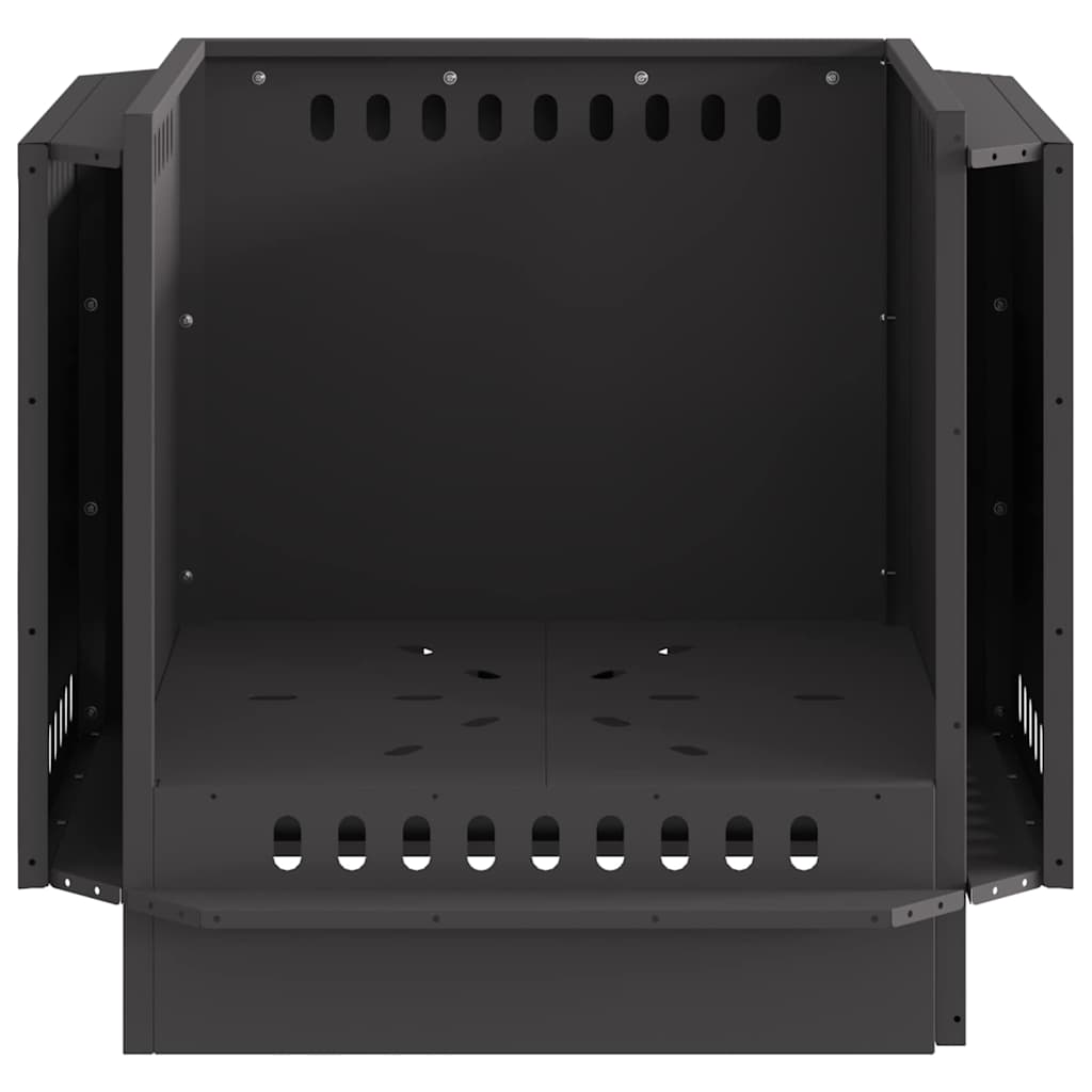 vidaXL Σόμπα Φωτιάς Χωρίς Καπνό Μαύρο 58 x 58 x 51 cm