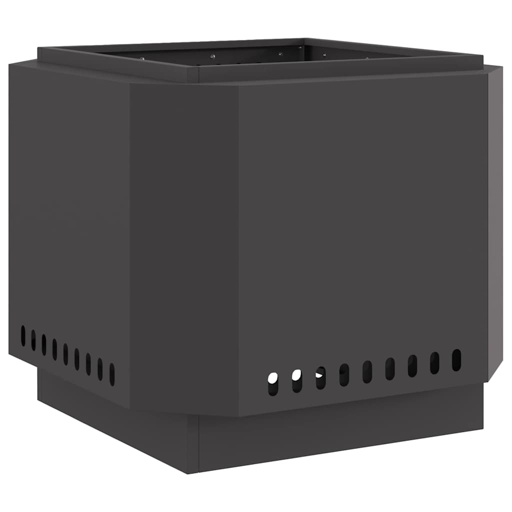 vidaXL Σόμπα Φωτιάς Χωρίς Καπνό Μαύρο 58 x 58 x 51 cm