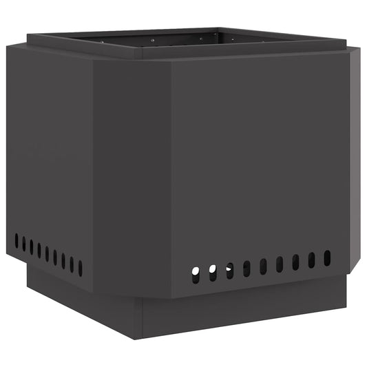 vidaXL Σόμπα Φωτιάς Χωρίς Καπνό Μαύρο 58 x 58 x 51 cm
