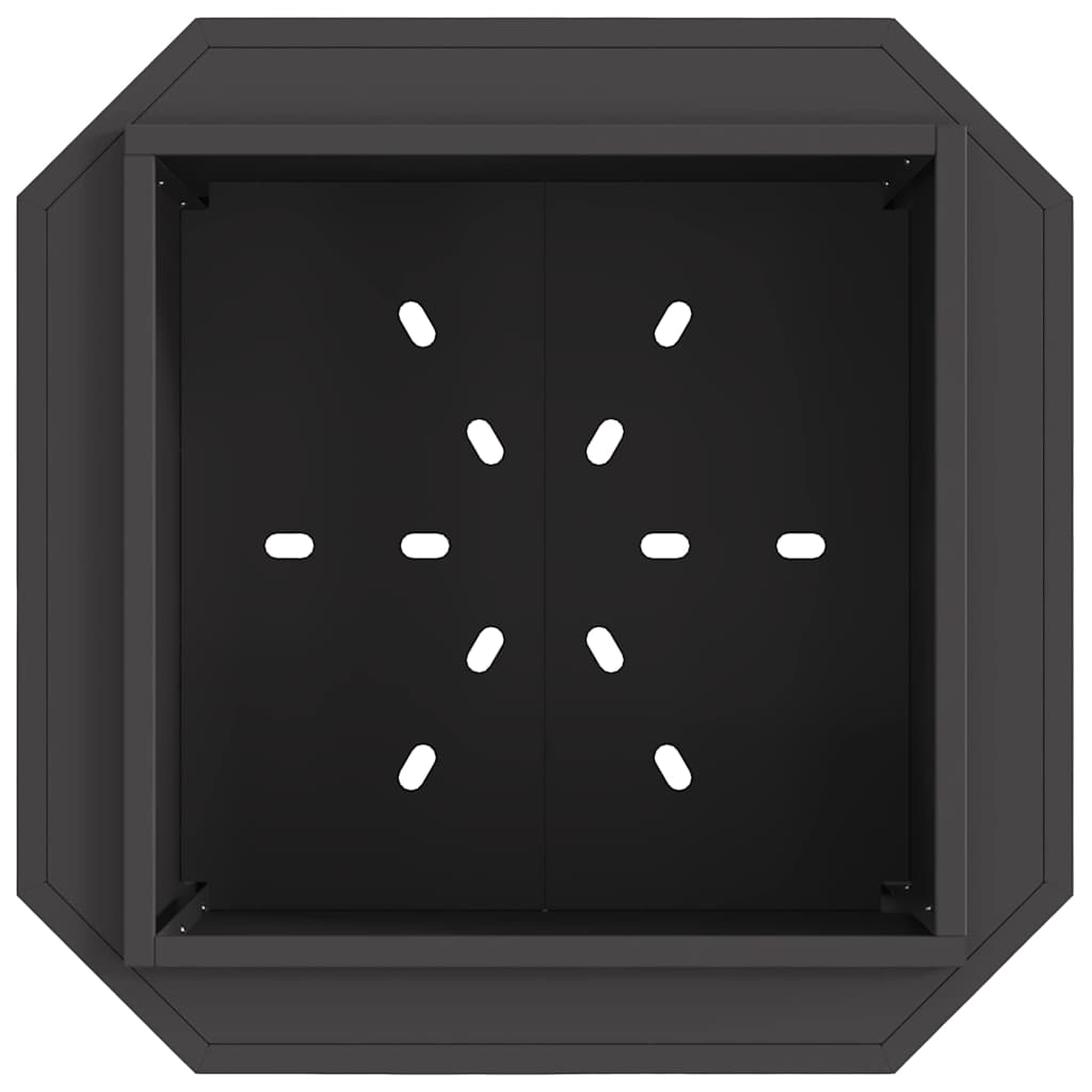 vidaXL Σόμπα Φωτιάς Χωρίς Καπνό Μαύρο 58 x 58 x 51 cm