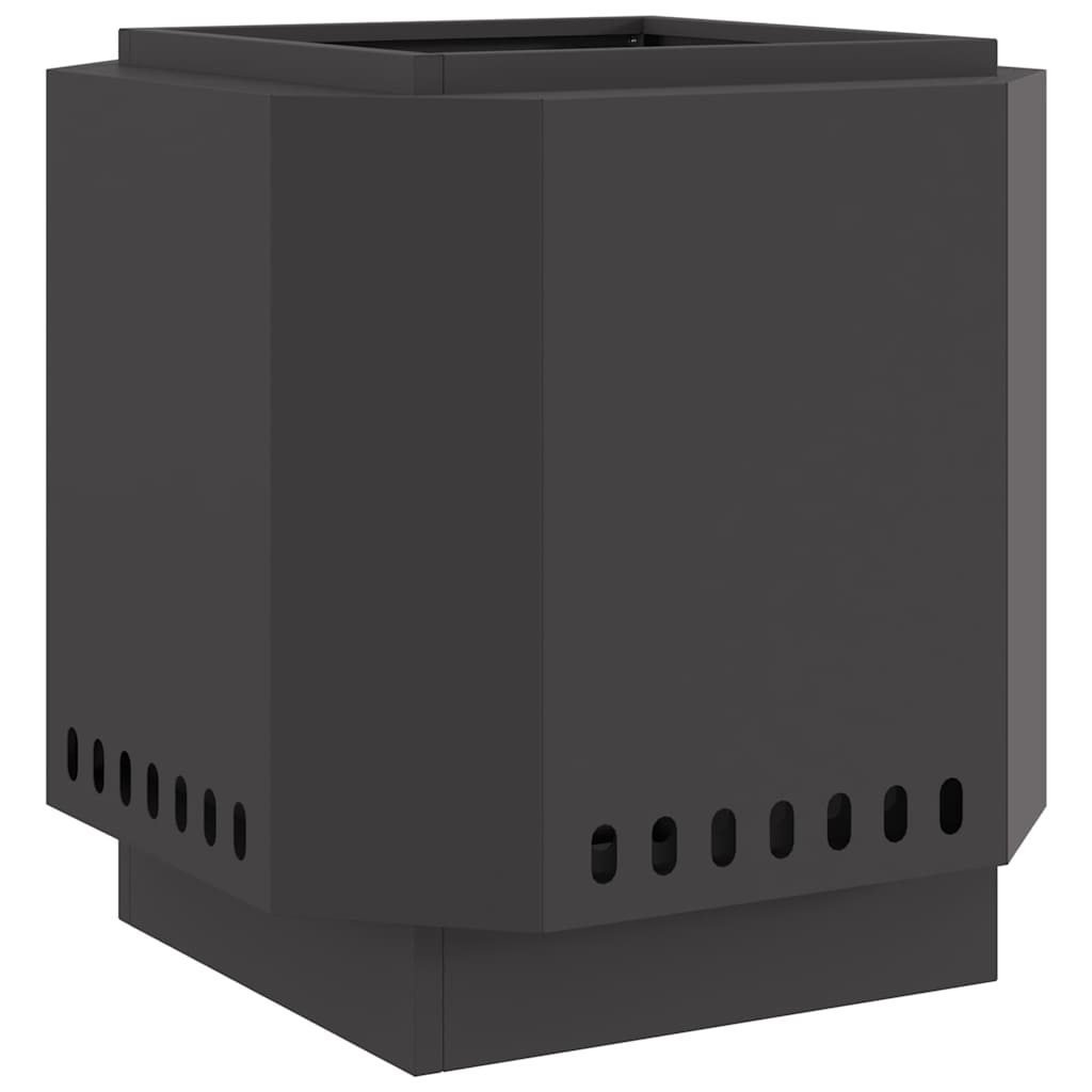 vidaXL Σόμπα Φωτιάς Χωρίς Καπνό Μαύρο 48 x 48 x 51 cm Ατσάλι