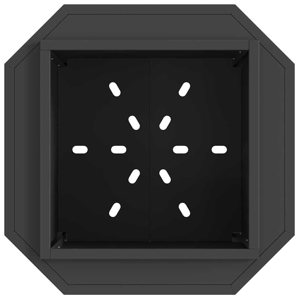 vidaXL Σόμπα Φωτιάς Χωρίς Καπνό Μαύρο 48 x 48 x 51 cm Ατσάλι