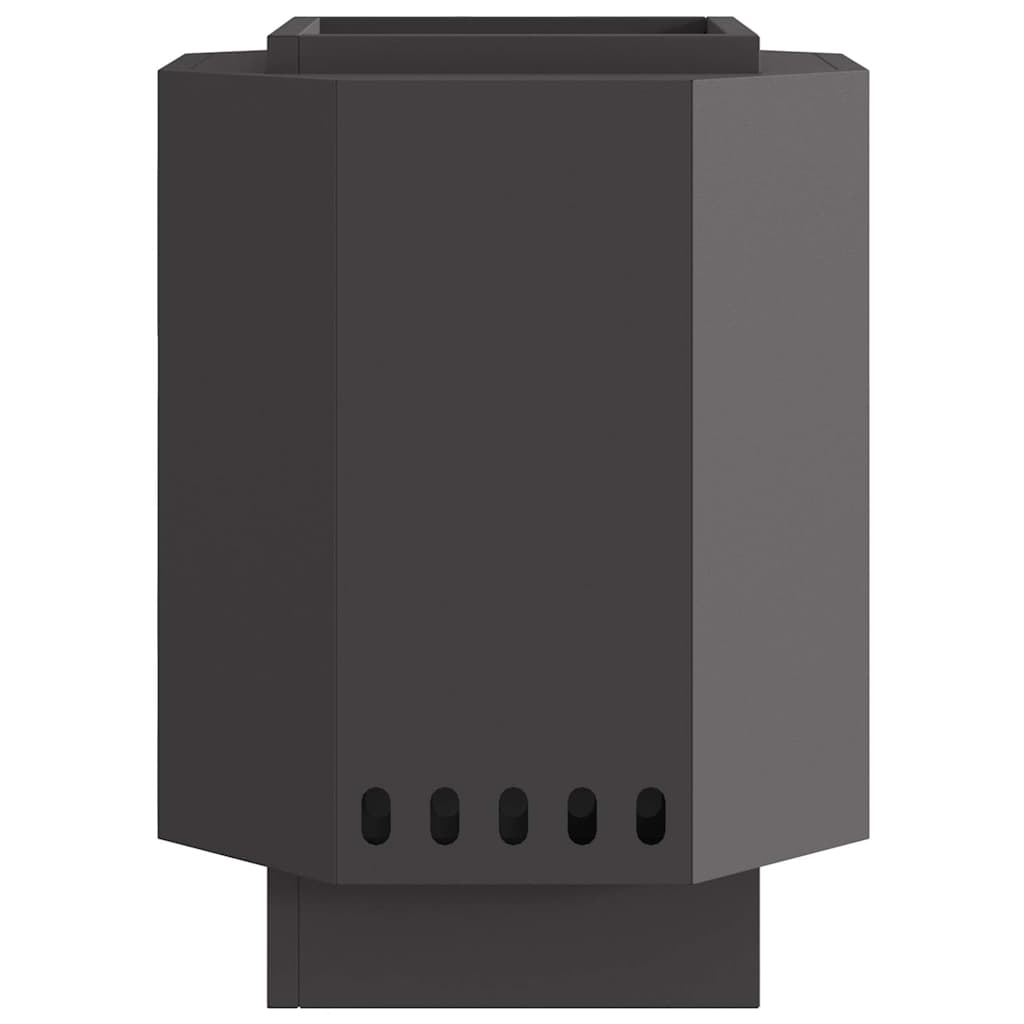 vidaXL Σόμπα Φωτιάς Χωρίς Καπνό Μαύρο 38 x 38 x 51 cm Ατσάλι