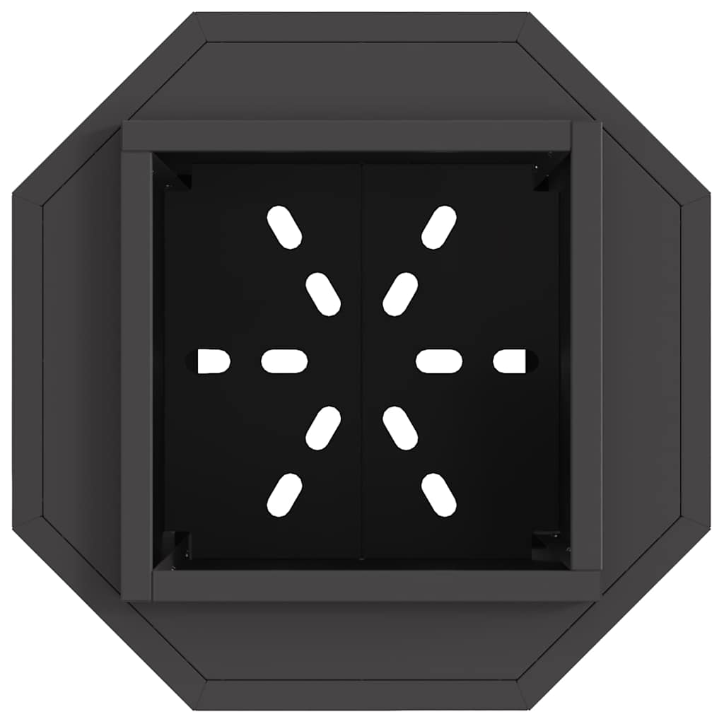 vidaXL Σόμπα Φωτιάς Χωρίς Καπνό Μαύρο 38 x 38 x 51 cm Ατσάλι