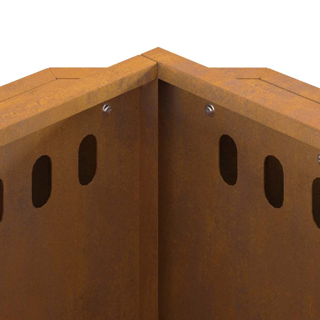 vidaXL Σόμπα Φωτιάς Χωρίς Καπνό Καφέ 38 x 38 x 51 cm Ατσάλι καιρό