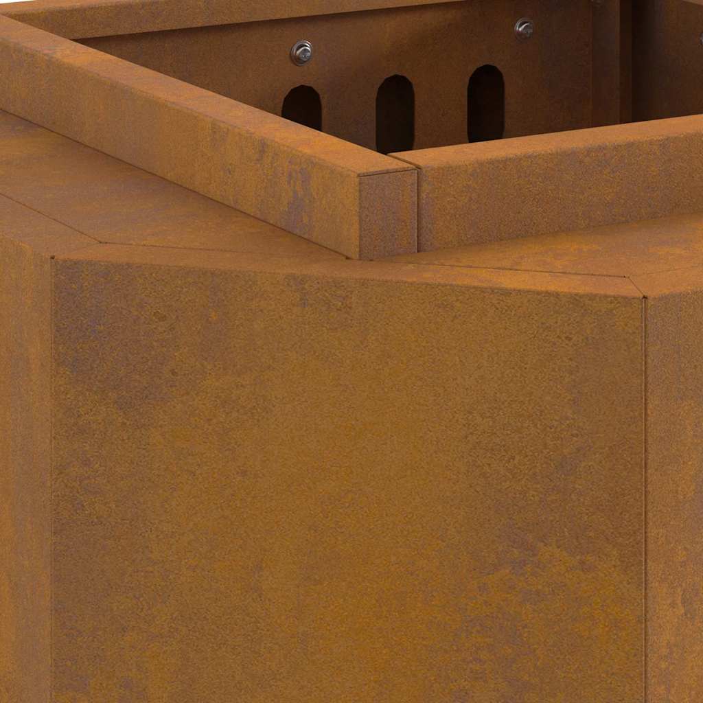 vidaXL Σόμπα Φωτιάς Χωρίς Καπνό Καφέ 38 x 38 x 51 cm Ατσάλι καιρό