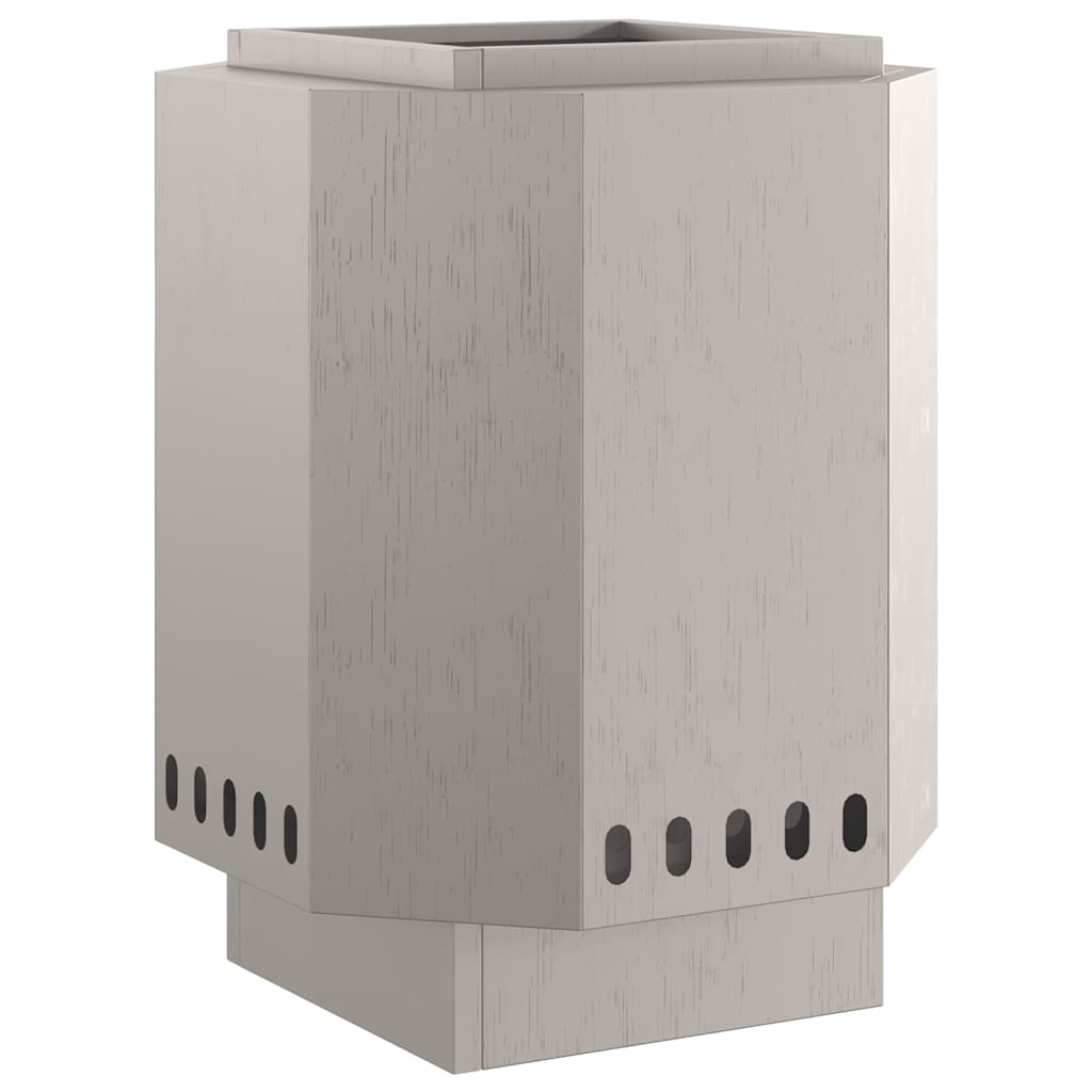 vidaXL Σόμπα Φωτιάς Χωρίς Καπνό Καφέ 38 x 38 x 51 cm Ατσάλι καιρό