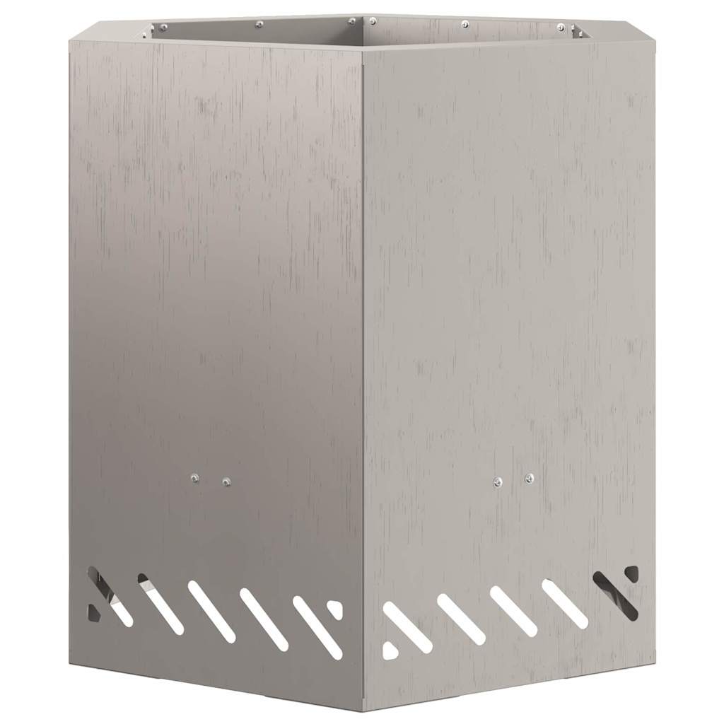 vidaXL Σόμπα Φωτιάς Χωρίς Καπνό Καφέ 48 x 48 x 51 cm Ατσάλι καιρό