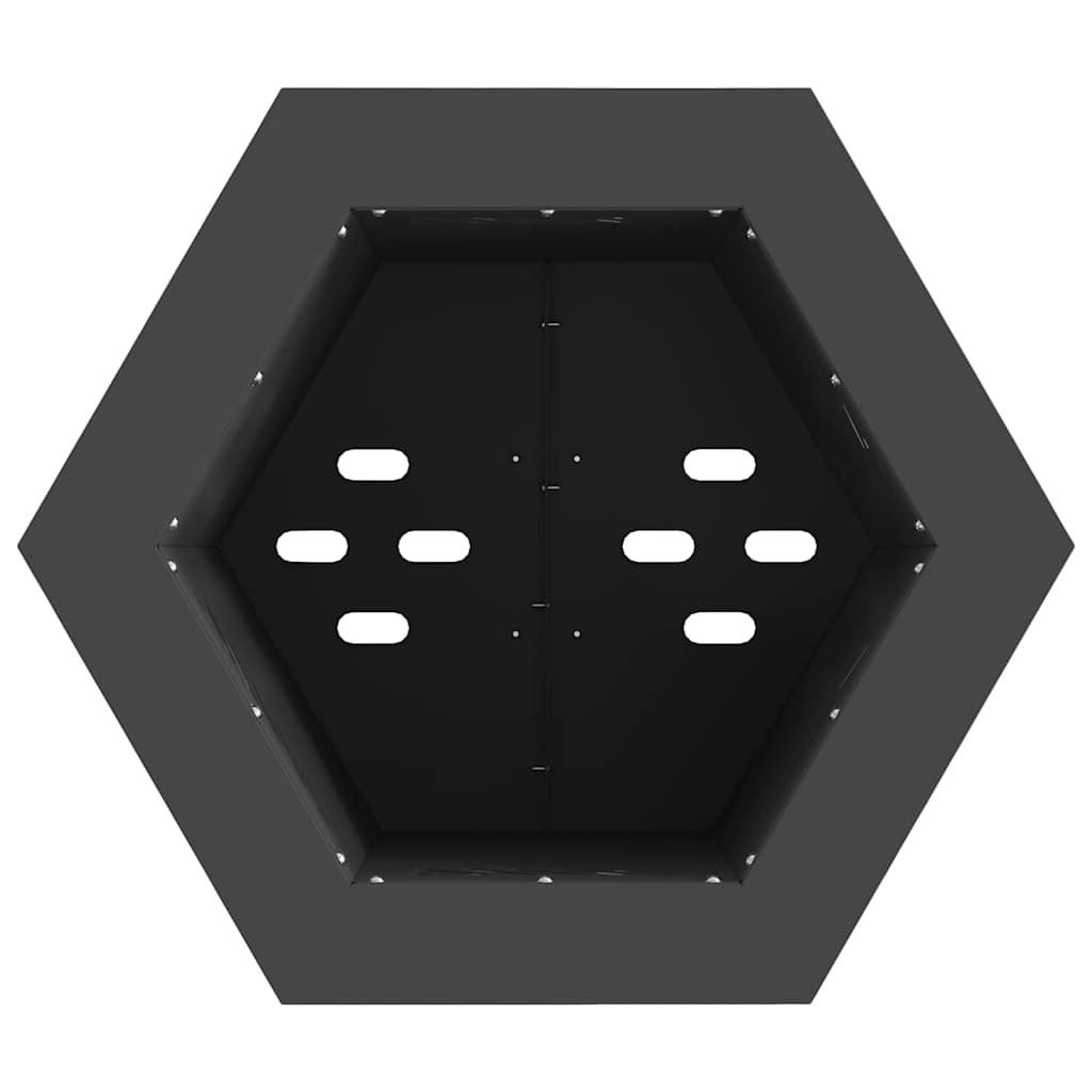 vidaXL Σόμπα Φωτιάς Χωρίς Καπνό Μαύρο 38 x 38 x 51 cm Ατσάλι