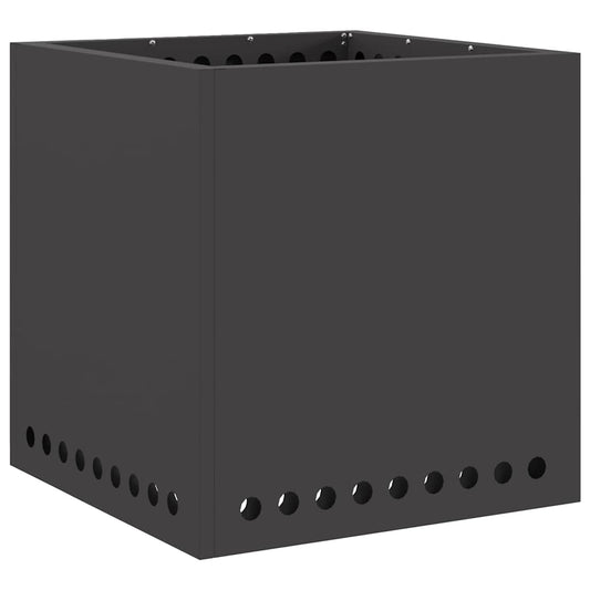 vidaXL Σόμπα Φωτιάς Χωρίς Καπνό Μαύρο 48 x 48 x 50 εκ Ατσάλι