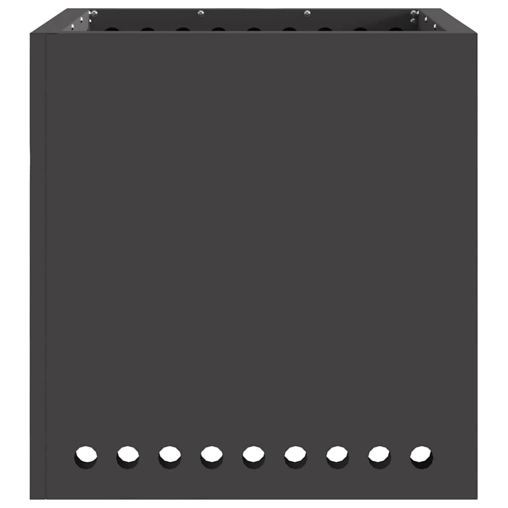 vidaXL Σόμπα Φωτιάς Χωρίς Καπνό Μαύρο 48 x 48 x 50 εκ Ατσάλι