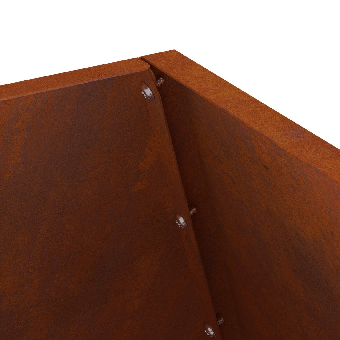 vidaXL Φωτιά Καφέ 50 x 50 x 100 cm Ατσάλι Σκληρυθέν στον Αέρα