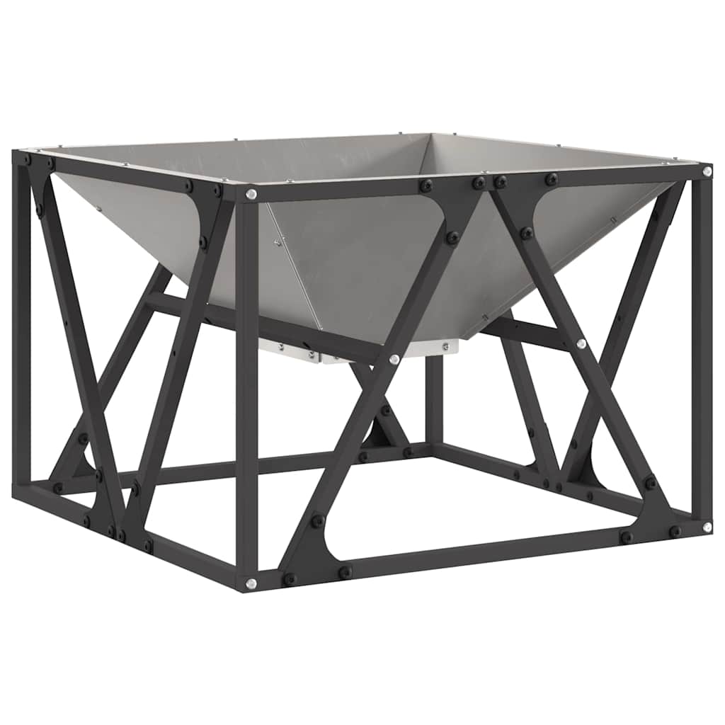 vidaXL Φωτιά Καφέ 50 x 50 x 35 cm Ατσάλι Σκληρυθέν στον Αέρα
