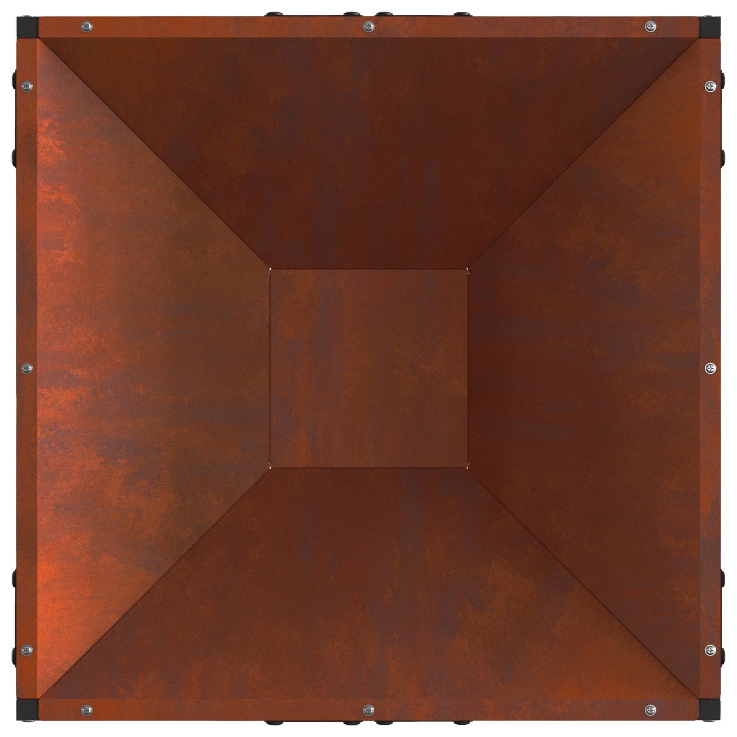 vidaXL Φωτιά Καφέ 50 x 50 x 35 cm Ατσάλι Σκληρυθέν στον Αέρα