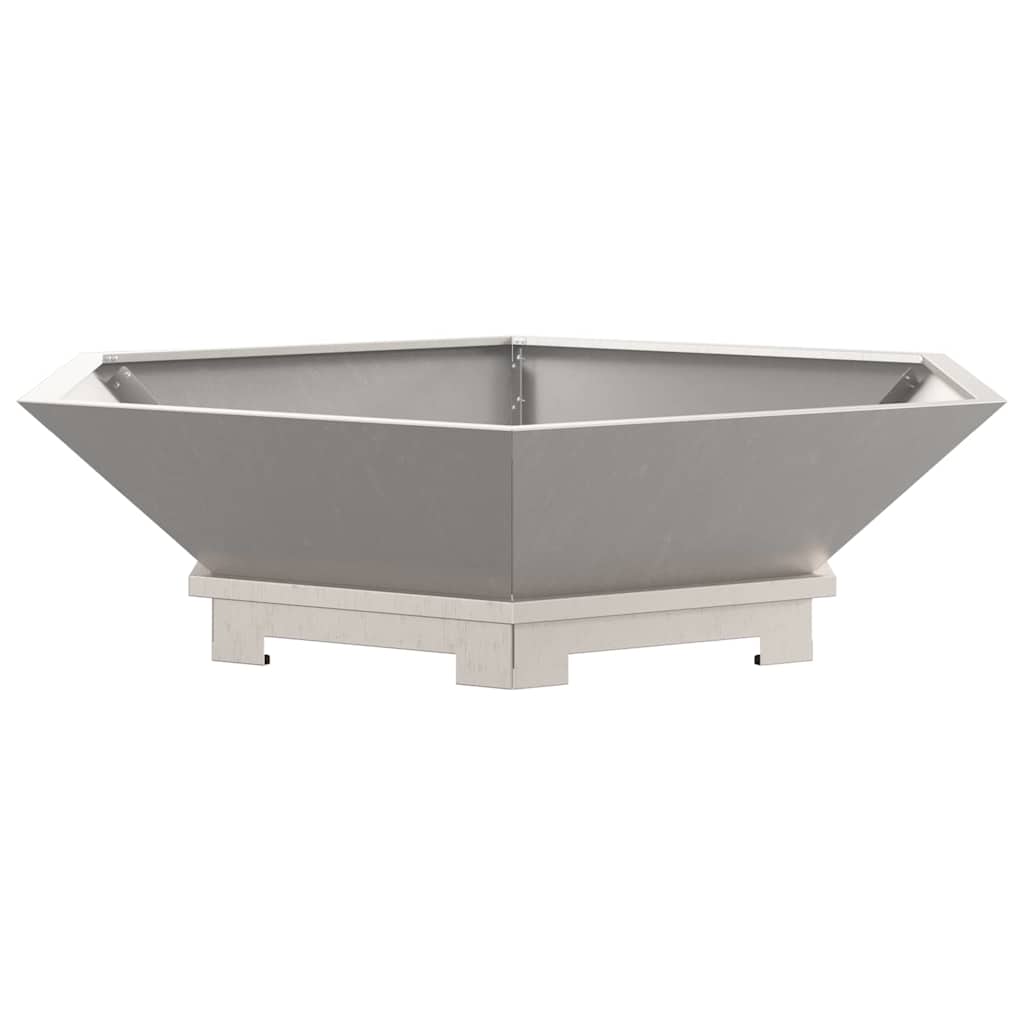 vidaXL Φωτιά Καφέ 100 x 100 x 28 εκ. Ατσάλι Σκληρυθέν στον Αέρα
