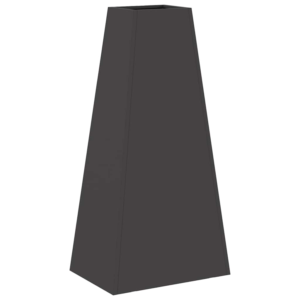 vidaXL Φωτιά Μαύρο 50 x 35 x 100 εκ. Ατσάλι