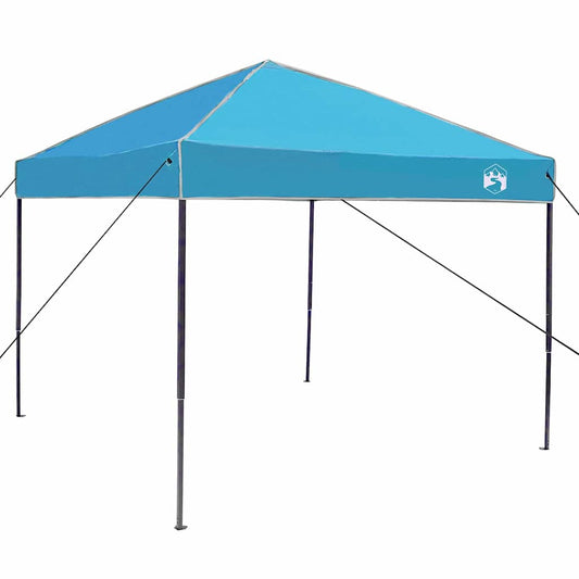 vidaXL Σκηνή Σκίασης Μπλε 250 x 250 x 227 / 236 / 245 εκ. Ύφασμα Oxford