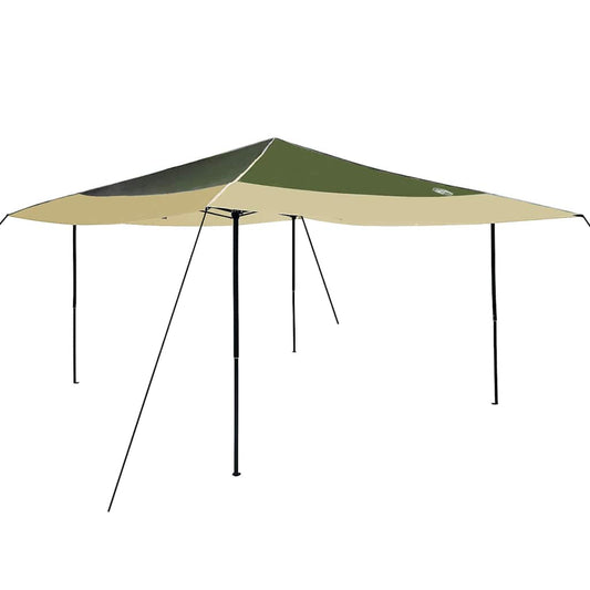 vidaXL Σκηνή Σκίασης Πράσινο 400 x 400 x 227 / 236 / 245 εκ Ύφασμα Oxford
